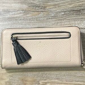 Kate Spade Elegant Cream Leather Wallet